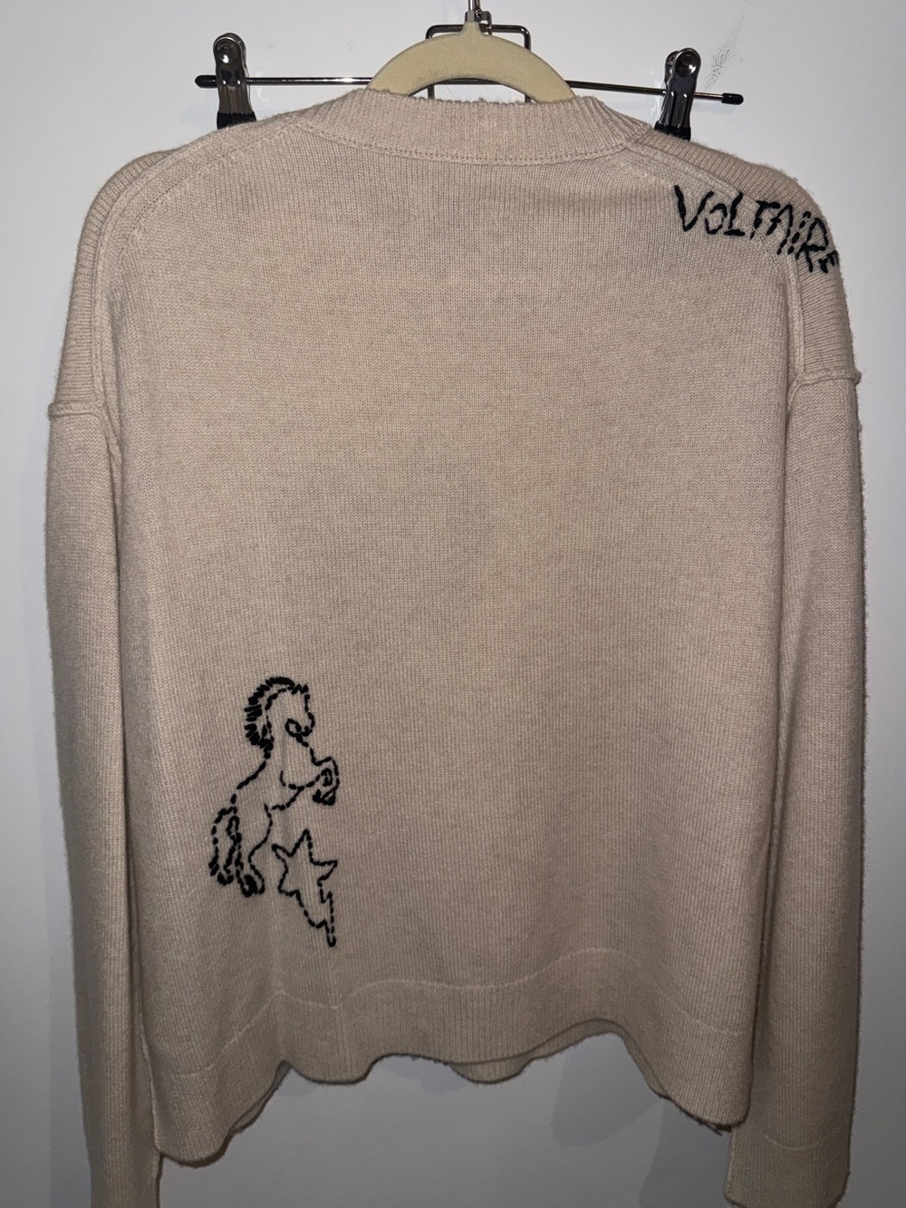 Zadig & Voltaire Markuz Cashmere West Graph Sweater - Picture 5 of 6